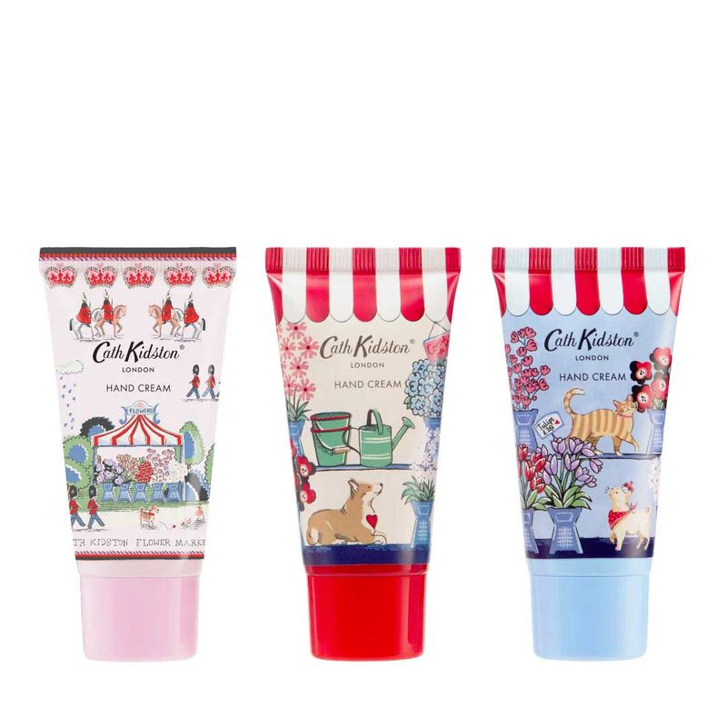 Cath Kidston Flower Market Hand Cream Trio image number 1
