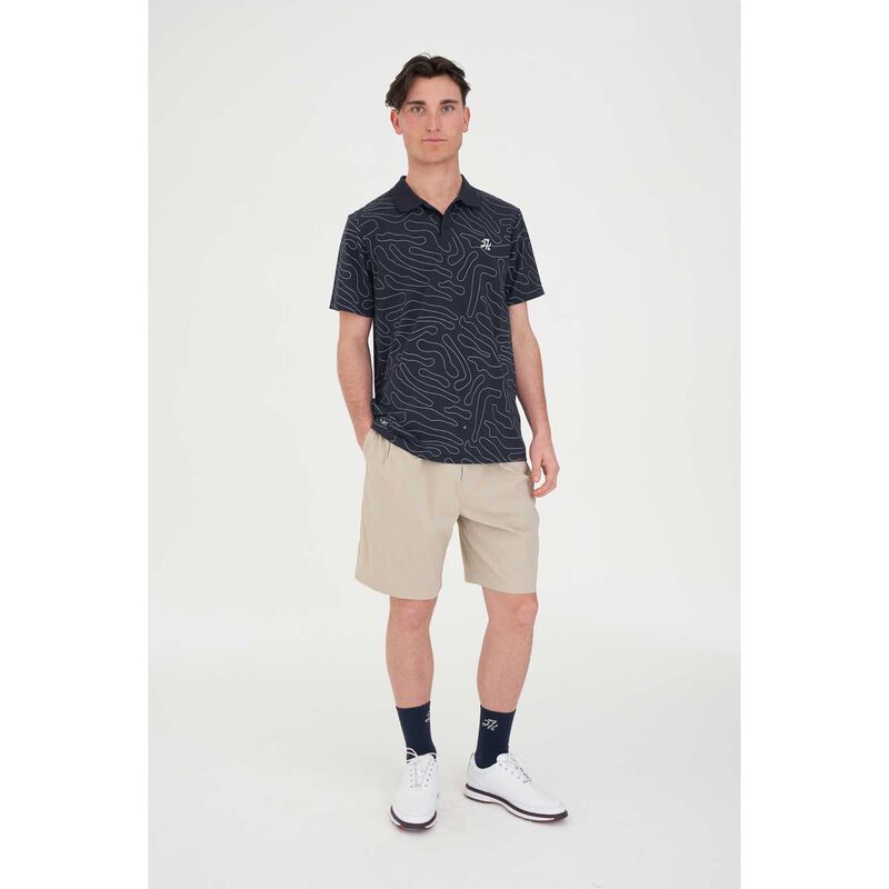 Huffer Golf Tech Panel Polo/Pupuke image number 3