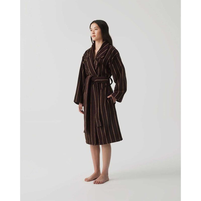 HOMMEY. Pinstripe Robe image number 3