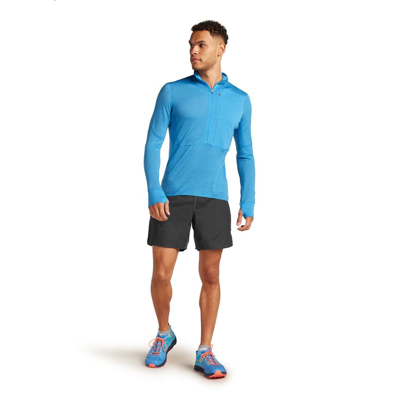 Icebreaker M Merino Blend 200 RealFleece Descender LS Half Zip image number 3