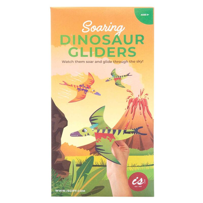 isGift Soaring Dinosaur Gliders - 2 Assorted Colours image number 0