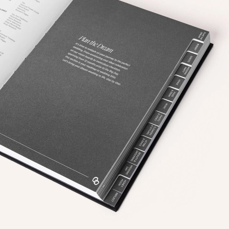 Made Of Tomorrow Black Bound Wedding Planner image number 1