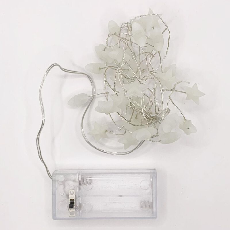 Stellar Haus Pastel Lights Stars White image number 1