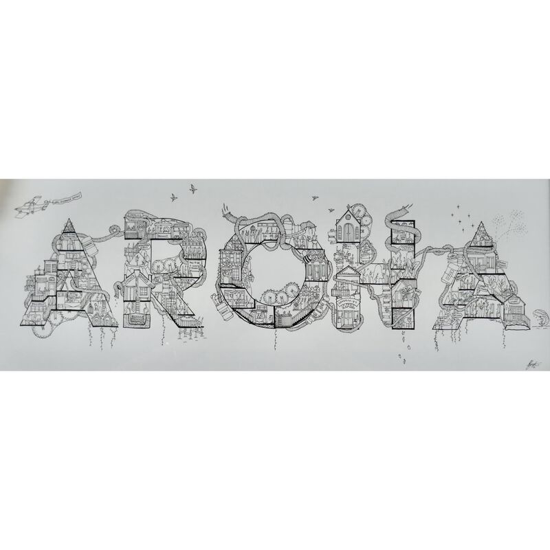 Ellie Compton Aroha Print 550x200 Unframed image number 0