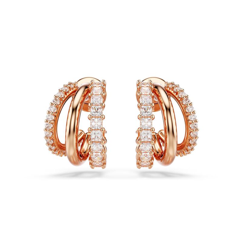 Swarovski Hyperbola Hoop Earrings image number 1
