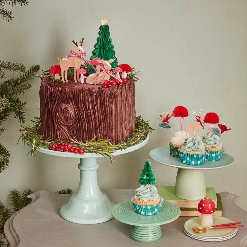 Meri Meri Winter Woodland Cake Toppers x 8 image number 3