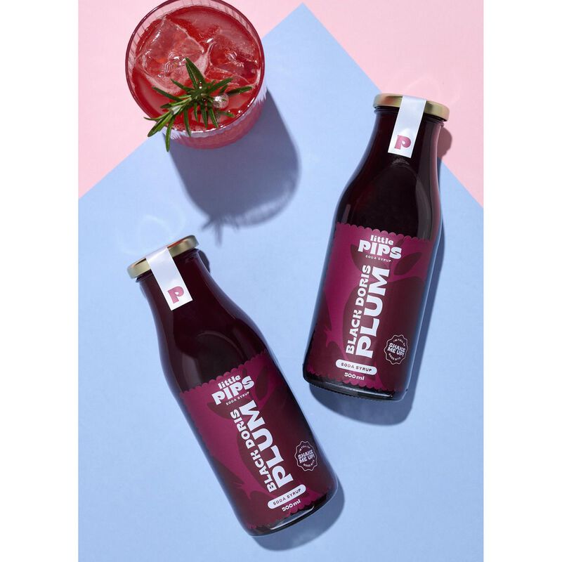 Little Pips Soda Syrup Black Doris Plum 500ml image number 1