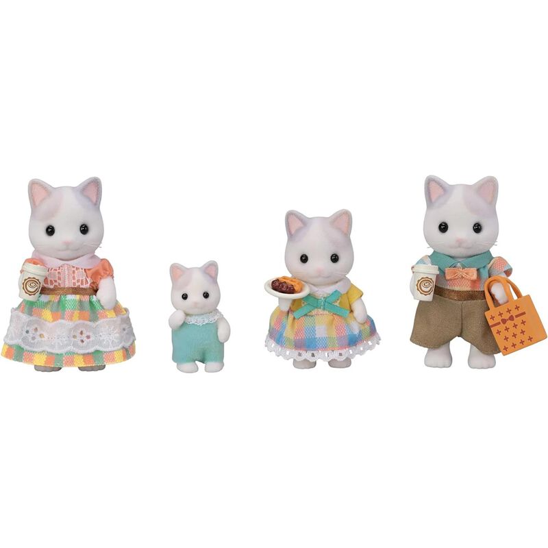 Sylvanian Families Latte Cat Family image number 1