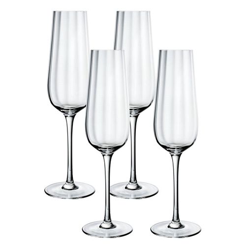 Villeroy & Boch Rose Garden Champagne Flute Set 4Pcs