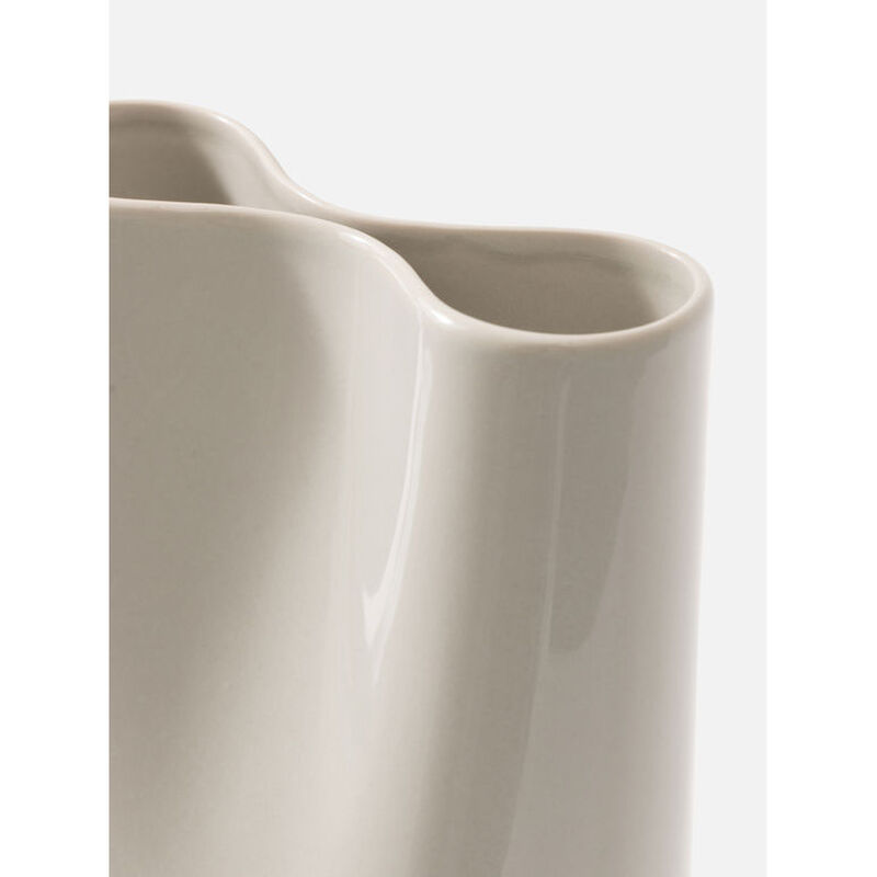 Citt&agrave; Pinch Vase Bone T 9x11.36x30cmh image number 2