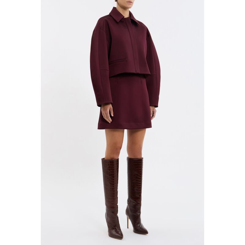 Rebecca Vallance Merlot Skirt image number 3