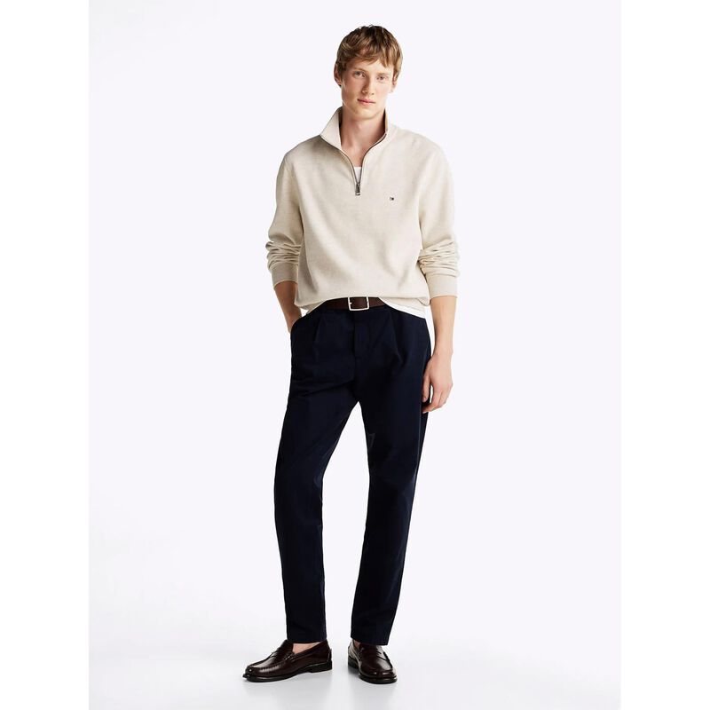 Tommy Hilfiger Quarter-Zip Mock Turtleneck Sweatshirt image number 3
