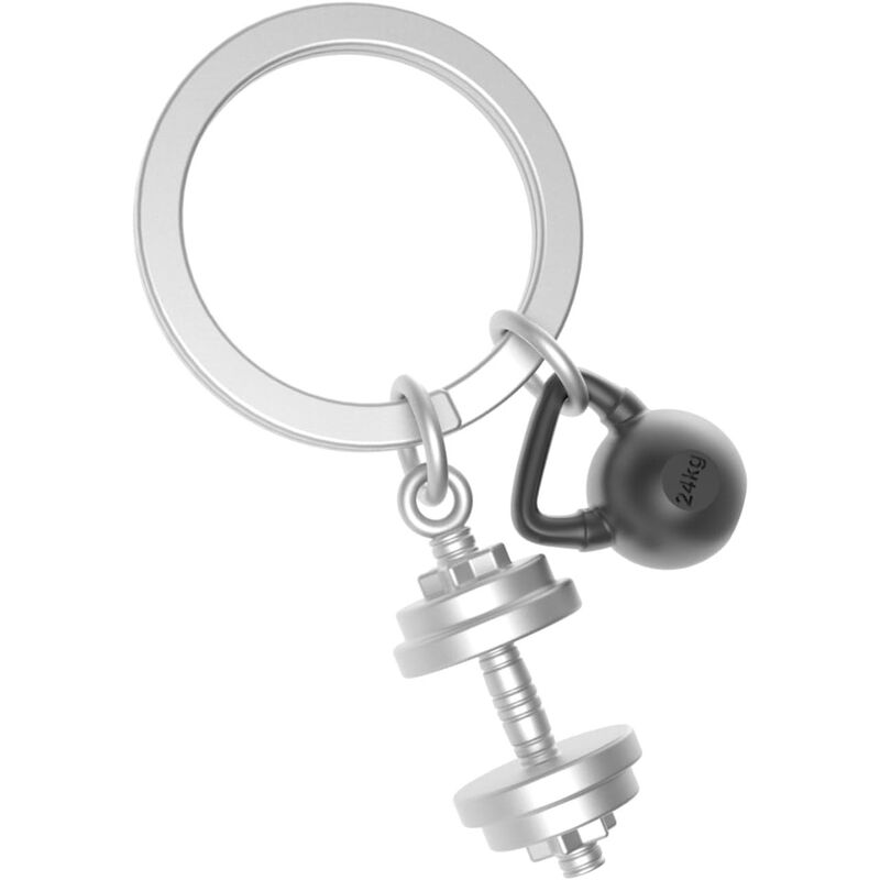 Metalmorphose Dumbbell Keychain image number 0