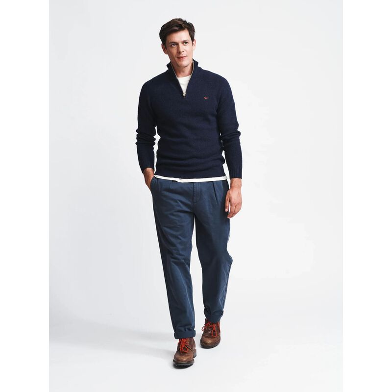 Aubin Bream Zip Neck Jumper image number 3
