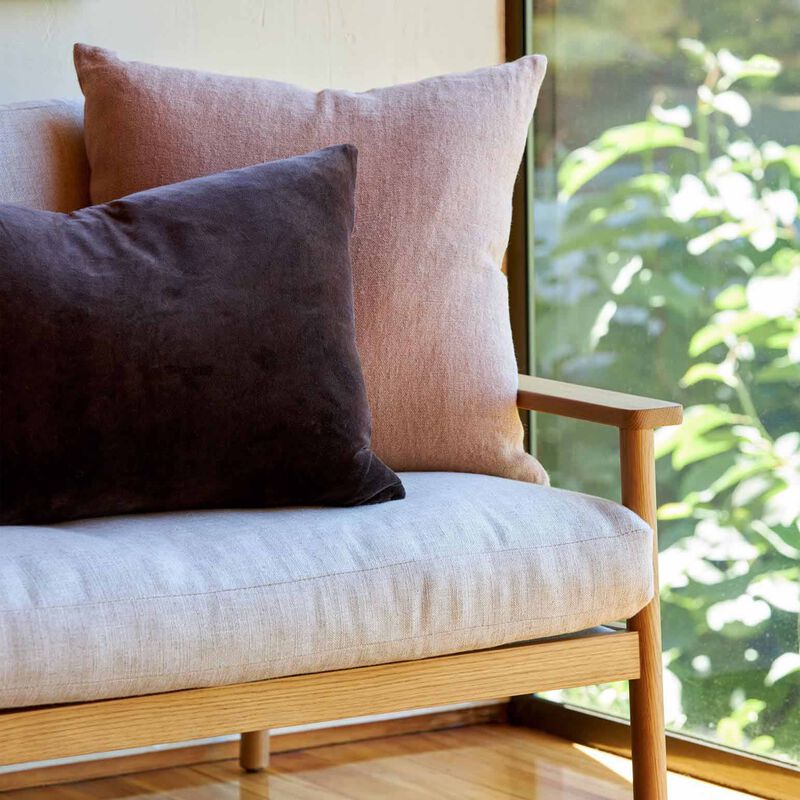Città Cotton Velvet Cushion Cover Henna 55x45cm image number 2