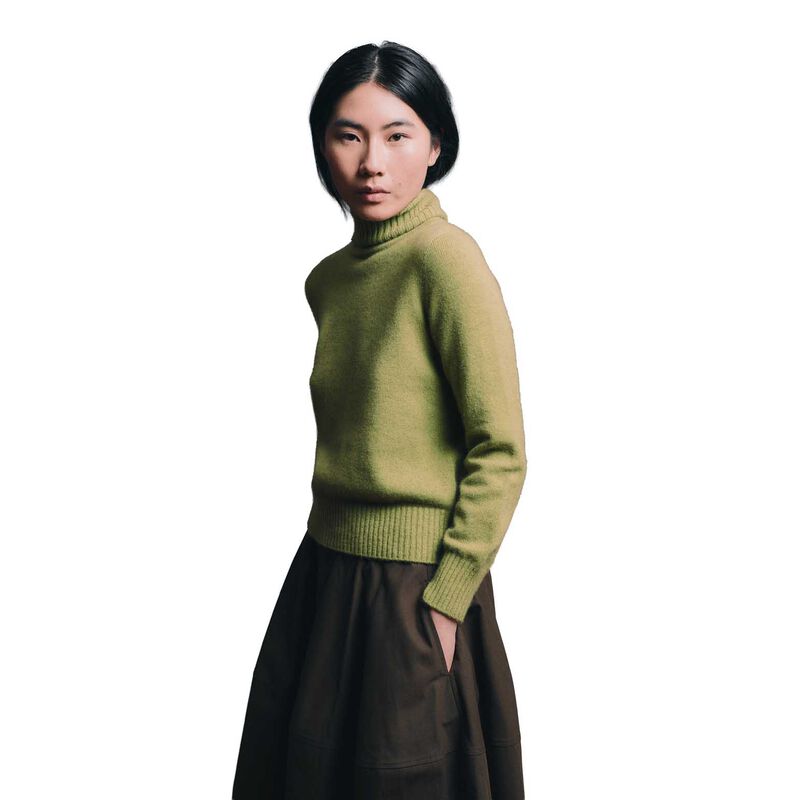 Standard Issue Merino Okewa Crop Funnel Neck Jersey image number 0