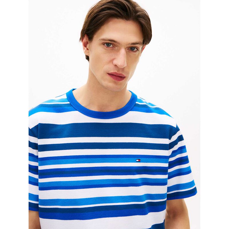 Tommy Hilfiger Stripe Crepe Jersey Relaxed T-Shirt image number 2