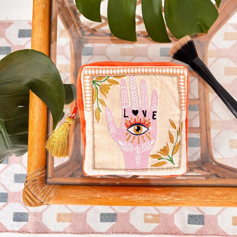 House Of Disaster Inked Square Makeup Bag image number 1