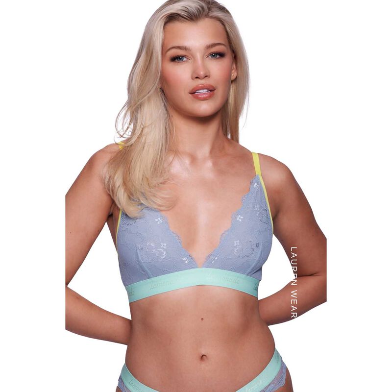 Lemonade Dolls Signature Lace Bralette - Trilogy Denim image number 0