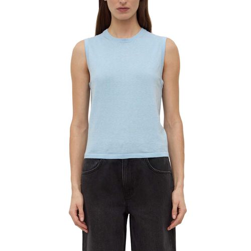 Assembly Label Helena Cotton Cashmere Vest Salt
