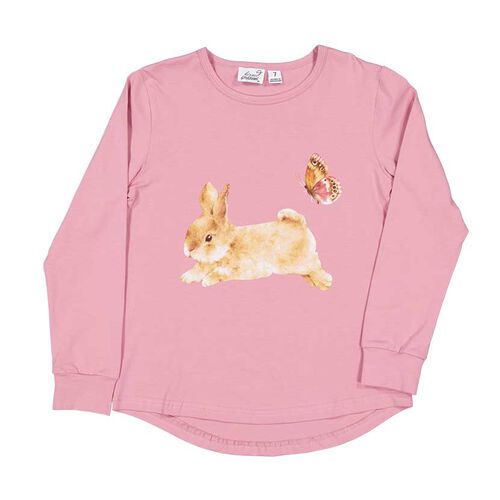 Kissed By Radicool Cinnamon Bunny Ls Tee
