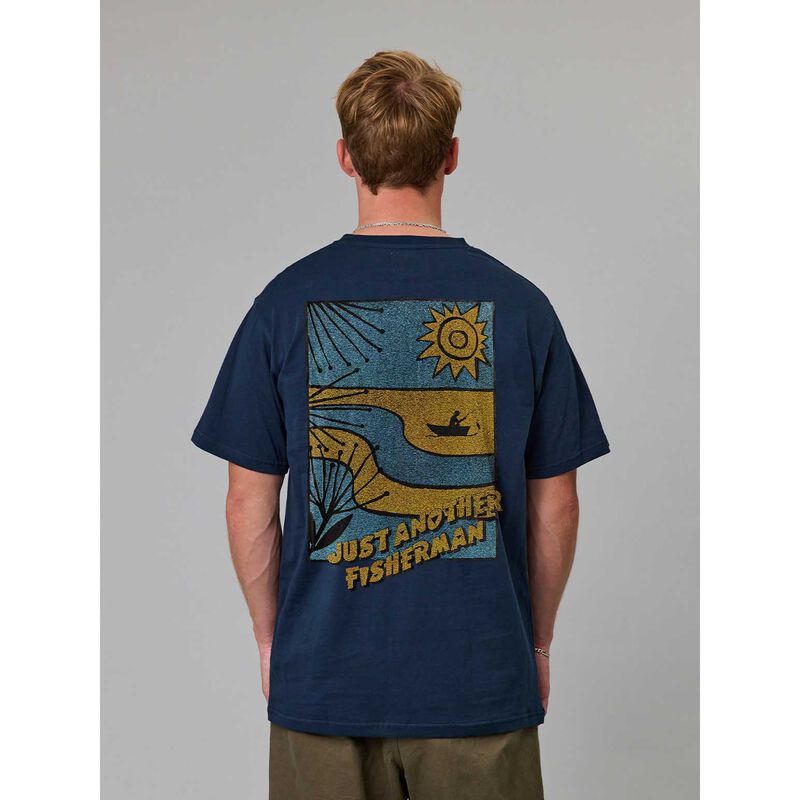 Just Another Fisherman Coastline Sea Tee image number 1