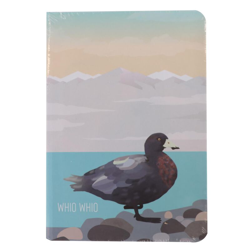 Kereru Design New Zealand Whio Whio / Blue Duck A6 Notebook image number 0