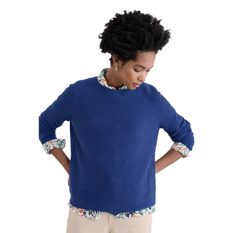Seasalt Cornwall Makers Jumper Washed Marine image number 0
