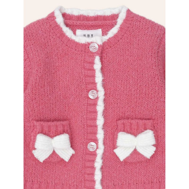 Huxbaby Crochet Bow Cardi 6M-2Y image number 2