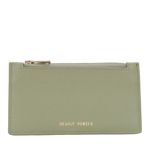 Deadly Ponies Zip Card Holder