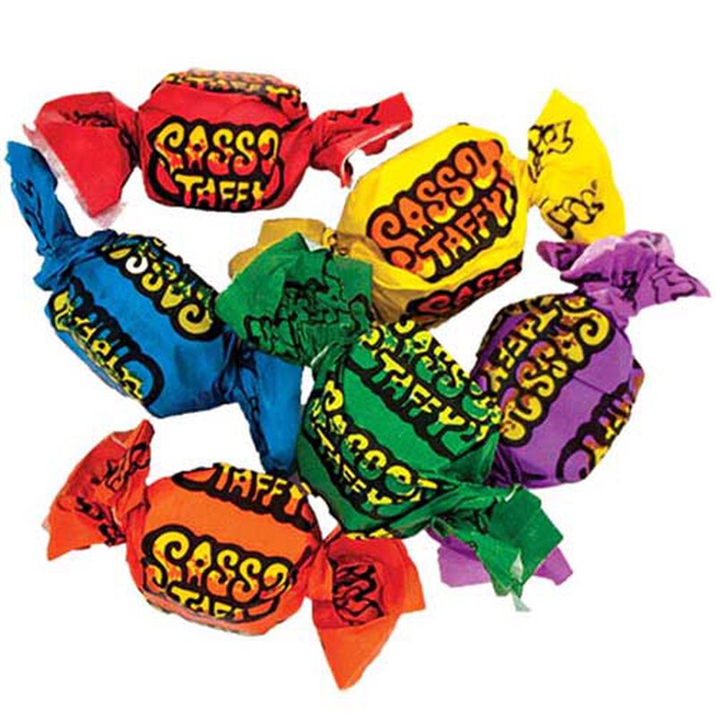 Taffy Town Sassy Sour Fruits Taffy Pouch 99g image number 1