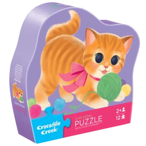Crocodile Creek 12Pc Mini Puzzle - Cute Kitten