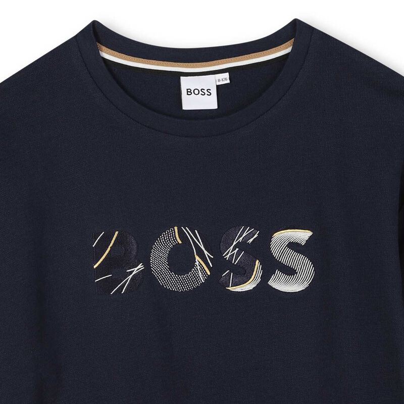 BOSS Fancy Logo Tee 4Y-6Y image number 2