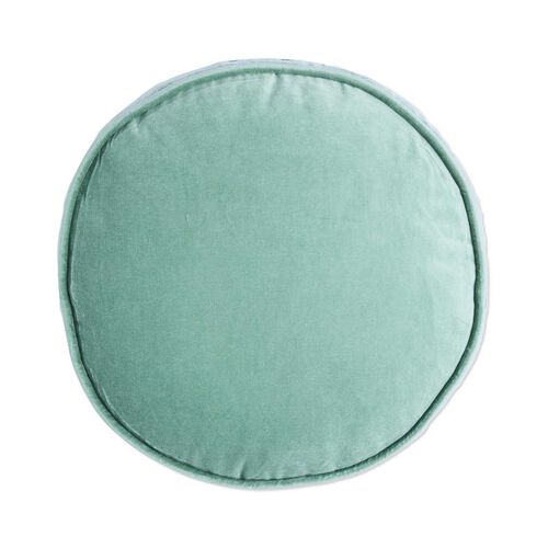 Kip&Co Pistachio Velvet Pea Cushion