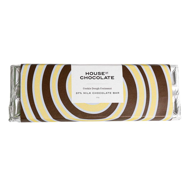 House of Chocolate Cookie Dough Croissant Chocolate Bar 220g image number 0