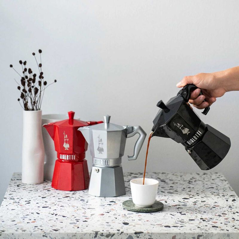 Bialetti Moka Exclusive Red 3 Cup image number 1