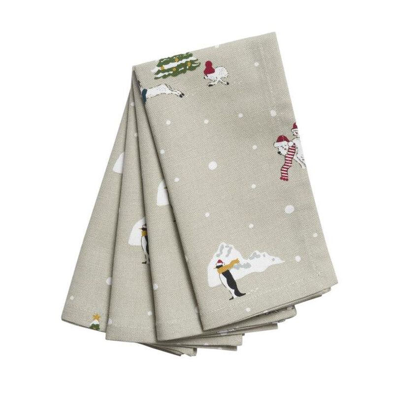 Sophie Allport Snow Season Napkins Set Of 4 image number 0