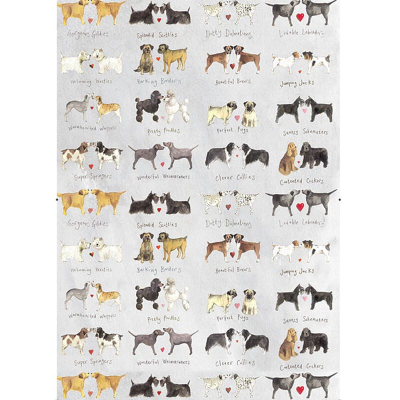 Alex Clark Delightful Dogs Tea Towel image number 0