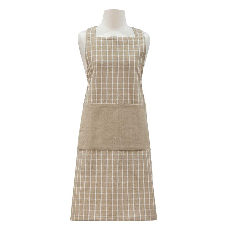 Ladelle Hemingway Taupe Cross Back Apron image number 0