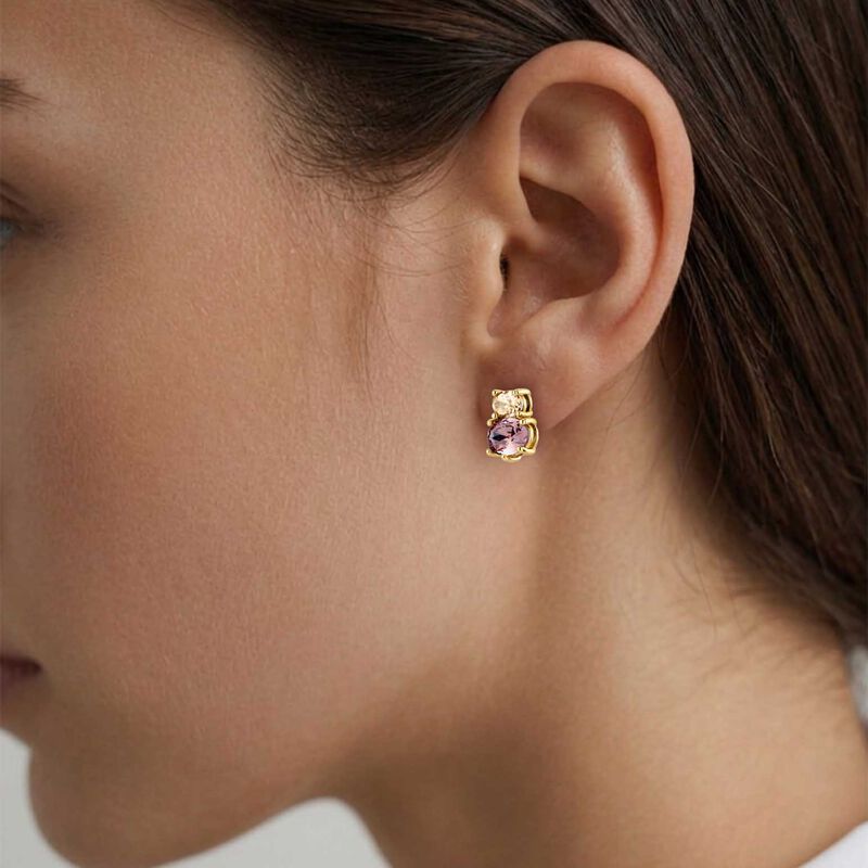 Dyrberg Kern Nerida Sg Rose Sand Earring image number 1