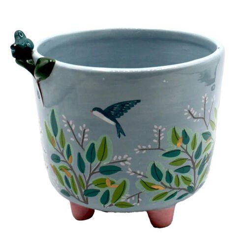 House Of Disaster Secret Garden Bird Planter Plate