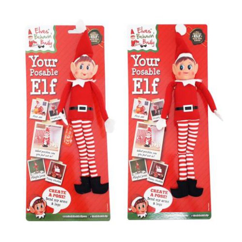 Xmas Naughty Elf Bend & Pose image number 0