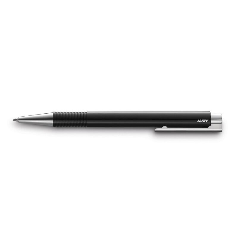 LAMY Logo Ballpoint Plastic With Metal Clip Black image number 0