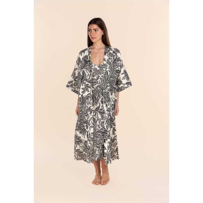 Gingerlilly Annie Cotton Sateen Robe image number 7