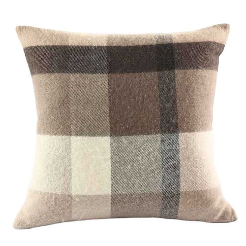 MM Linen Lodge Aus Lambswool Cushion 50x50 - Mocha