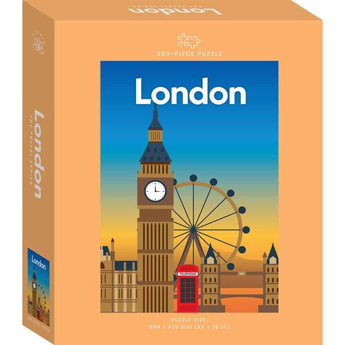 Hinkler Travel Poster 500 Piece Jigsaw: London