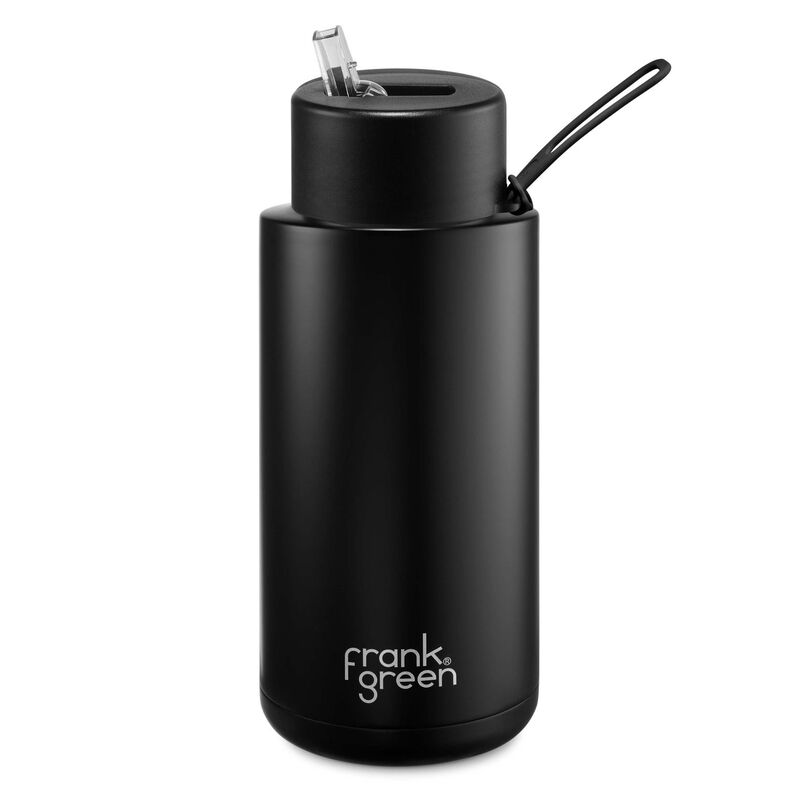 frank green 34oz Ceramic Reusable Bottle with Straw image number 0