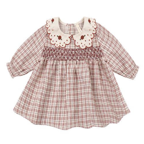 Quincy Mae Callie Dress Christmas Plaid 12-24M