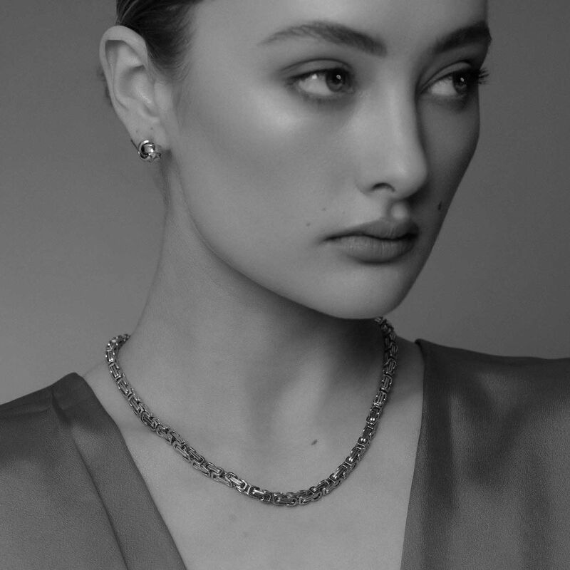 Silk & Steel Meridian Necklace image number 1