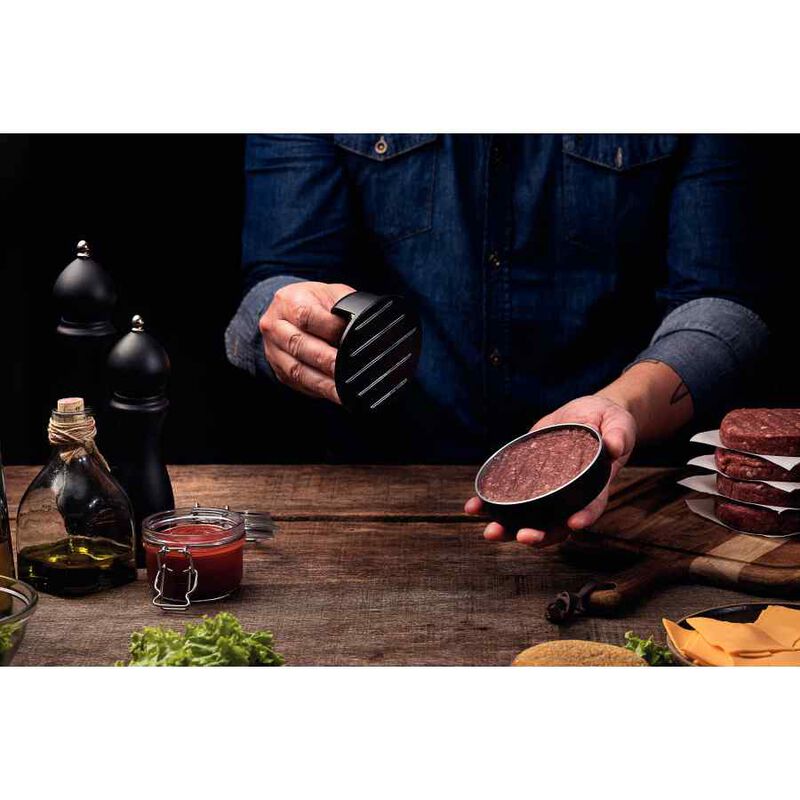 Tramontina Churrasco Black Barbecue Hamburger Press image number 1